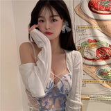 topbx Fashion Women Floral Embroidery Blouse Sexy Mesh Lace Top Beautiful See-through Blouses Shirt Transparent Youth Clothing