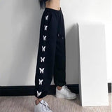 topbx Thanksgiving Day Gifts Gray Sweatpants For Women 2024 Autumn New Baggy Fashion Oversize Sport Pants Balck Drawstring Trousers Female Joggers Streetwear